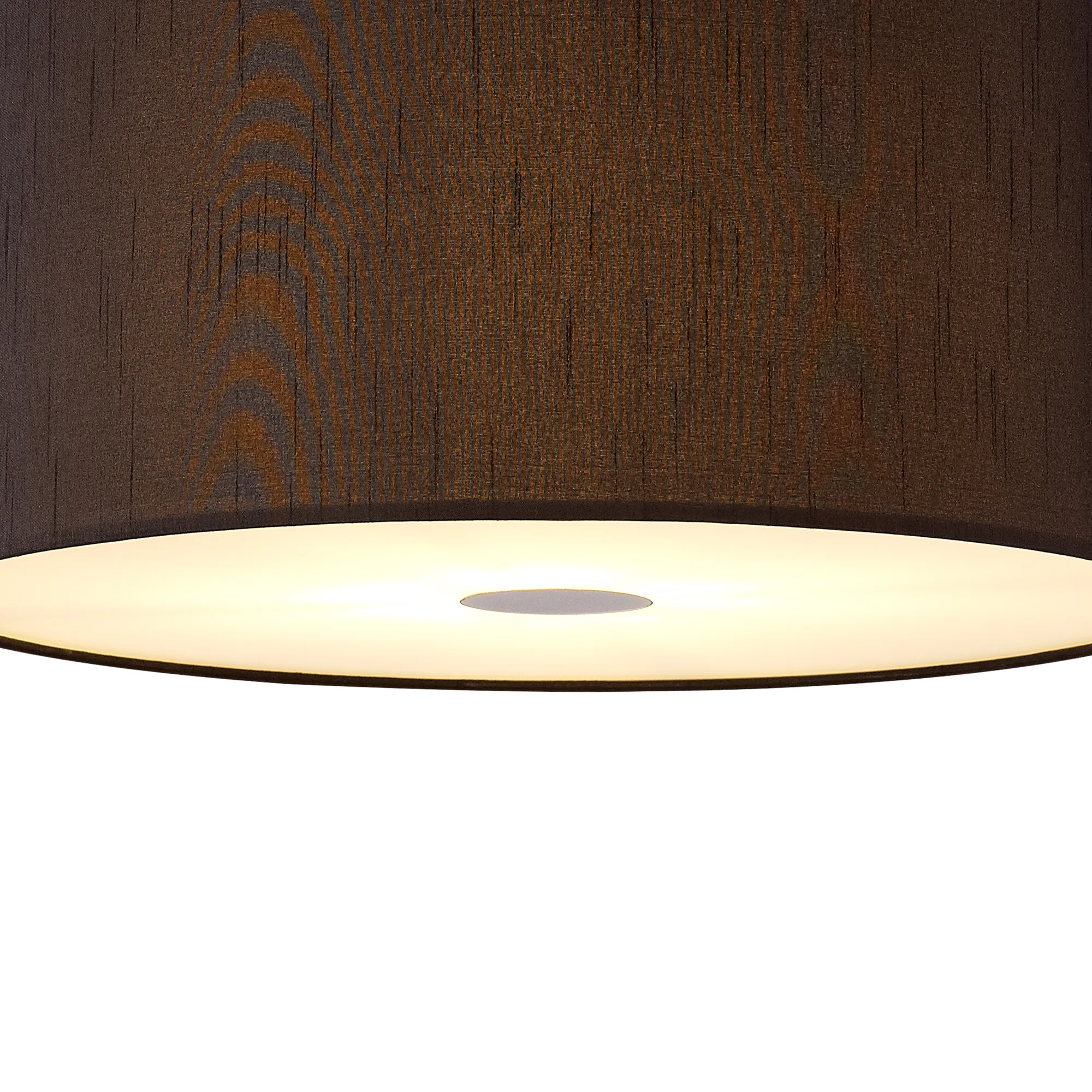 Baymont 40cm 3 Light Pendant Antique Brass, Black, Frosted Diffuser DK0395  Deco Baymont AB BL